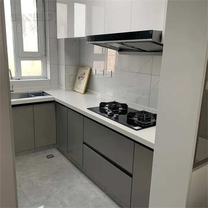 L-Shaped Modern Day Kitchen Cabinets